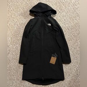 The North Face Shelbe Raschel Parka Length Black Hooded Jacket - Women’s Size XS